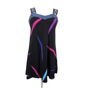 Rock N Karma Mini Dress Womens XS Black Sleeveless
